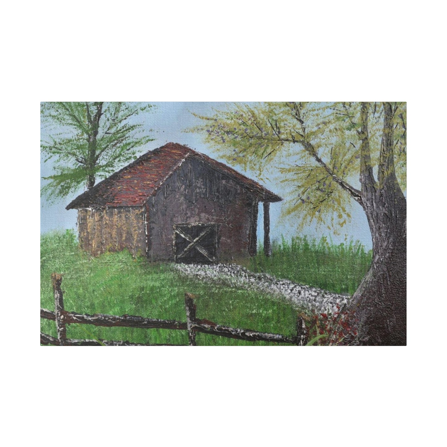 Ole Barn, Matte Canvas, Stretched, 0.75"