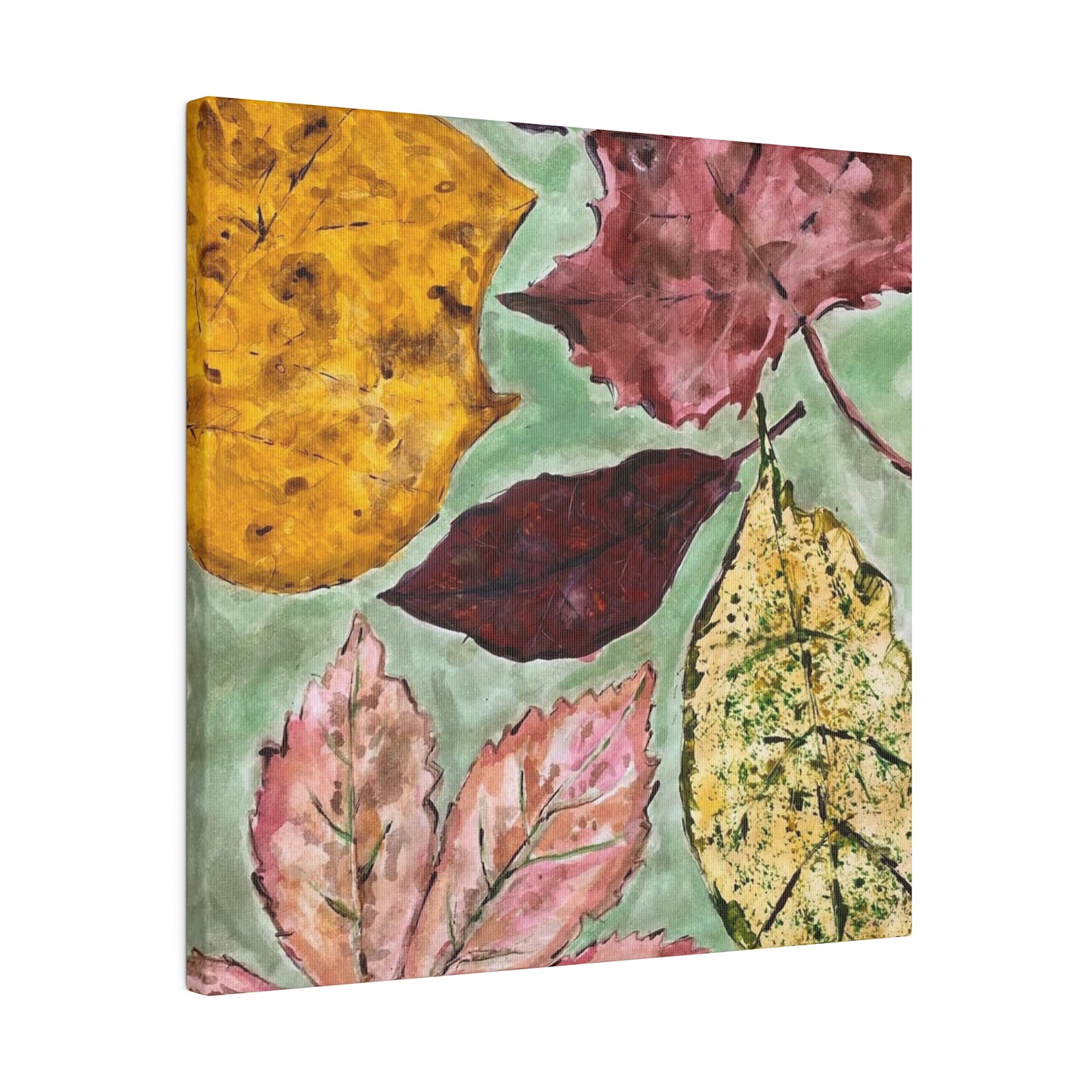 Fall Leaves, Matte Canvas, Stretched, 0.75"