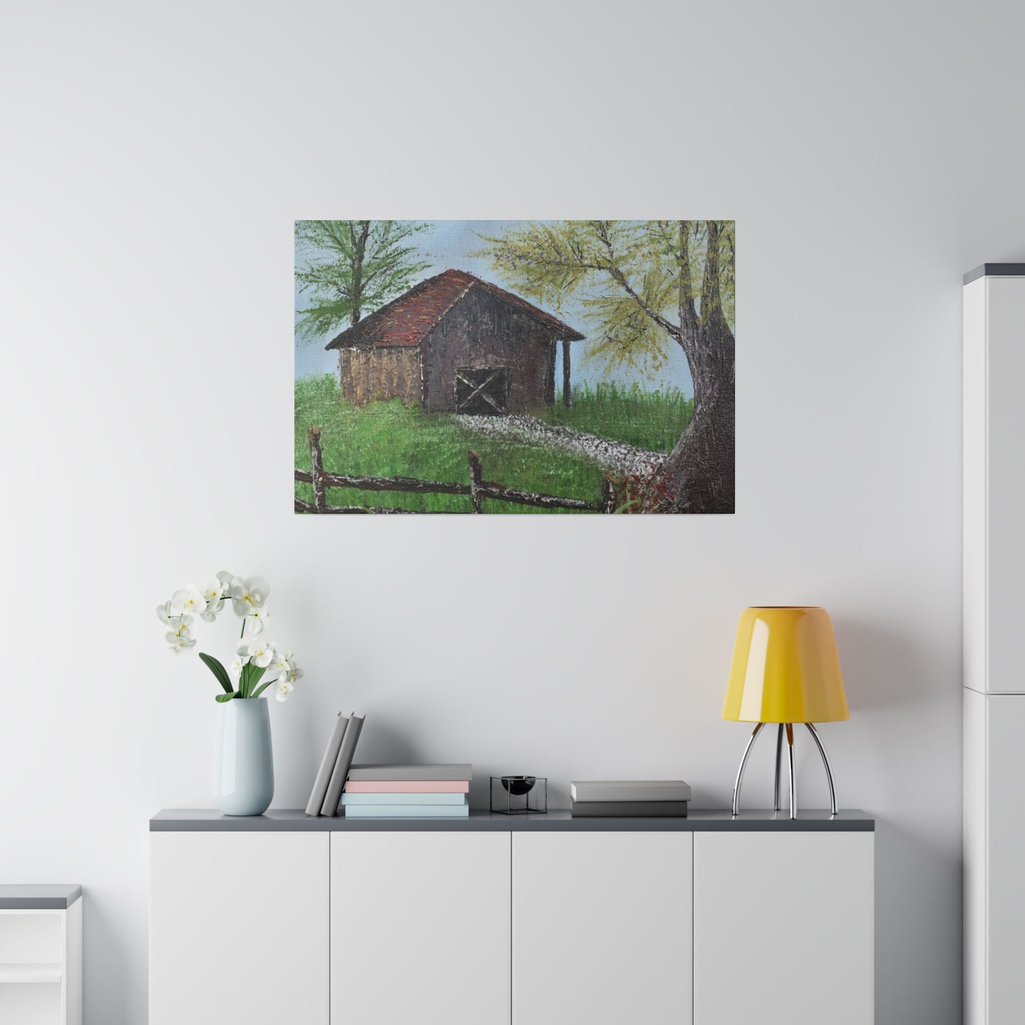 Ole Barn, Matte Canvas, Stretched, 0.75"