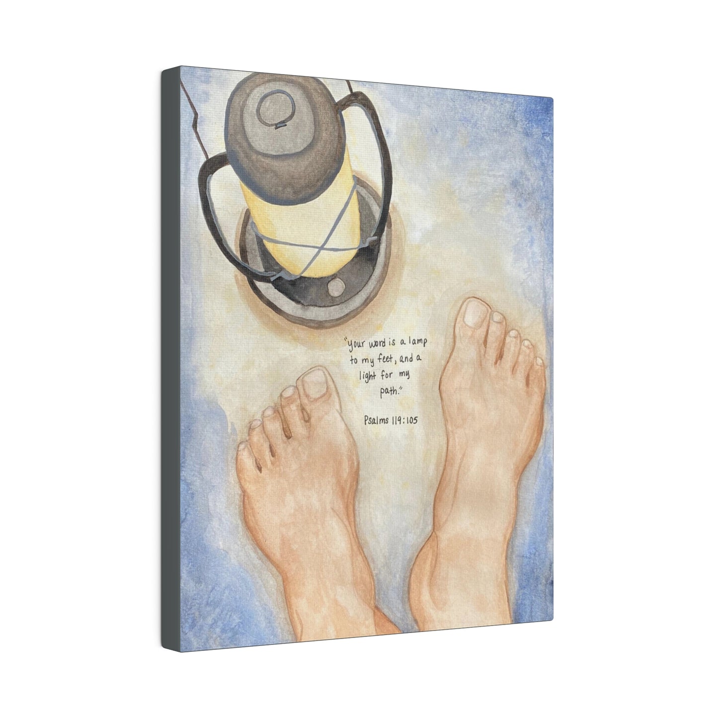 Lamp Unto My Feet, Matte Canvas, Stretched, 0.75"