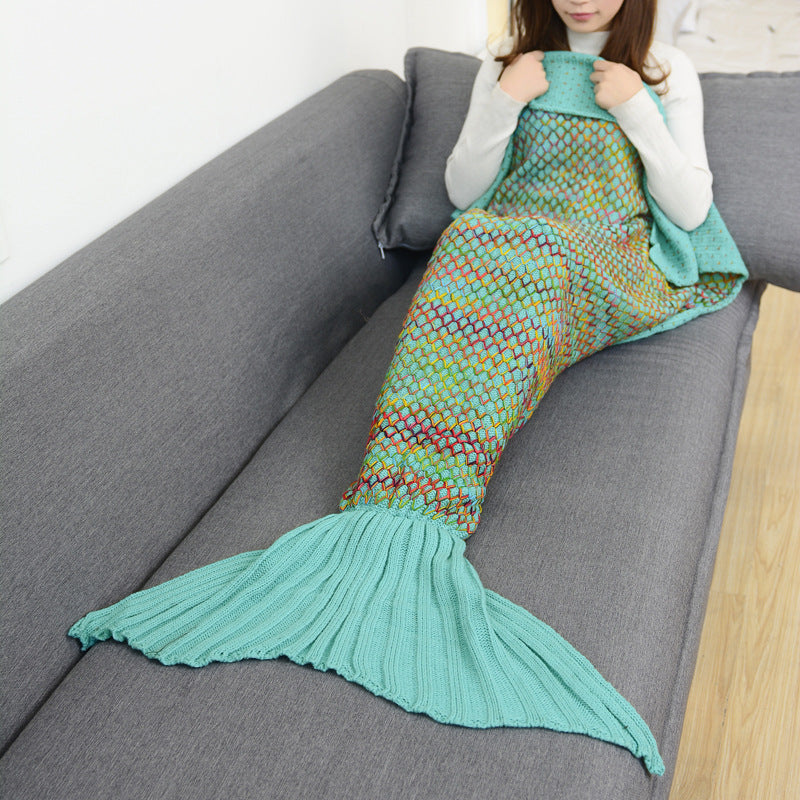 Magical Mermaid Tail Blanket