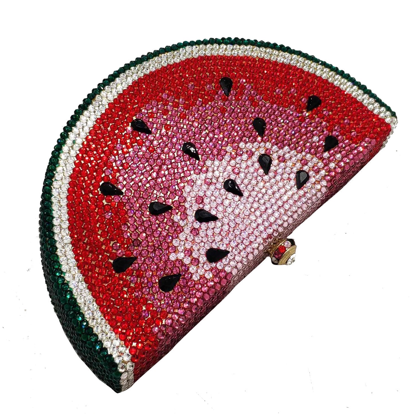 Rhinestone Watermelon Clutch Purse