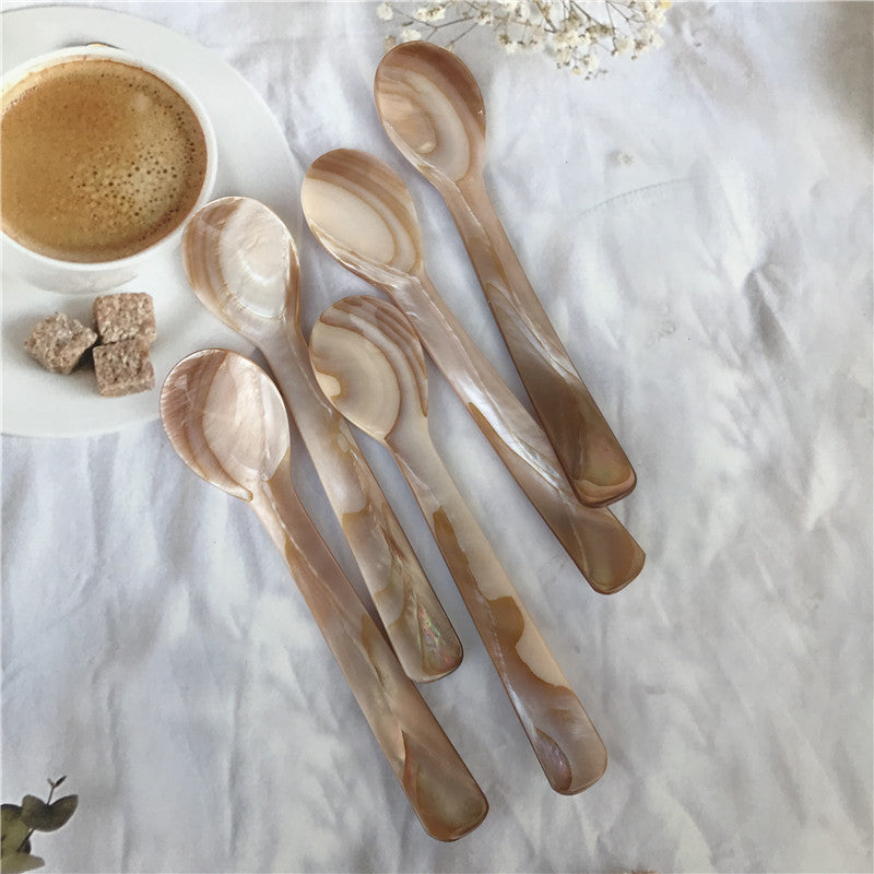 Pearlescent Shell Spoons