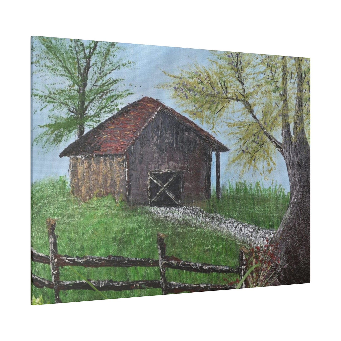 Ole Barn, Matte Canvas, Stretched, 0.75"