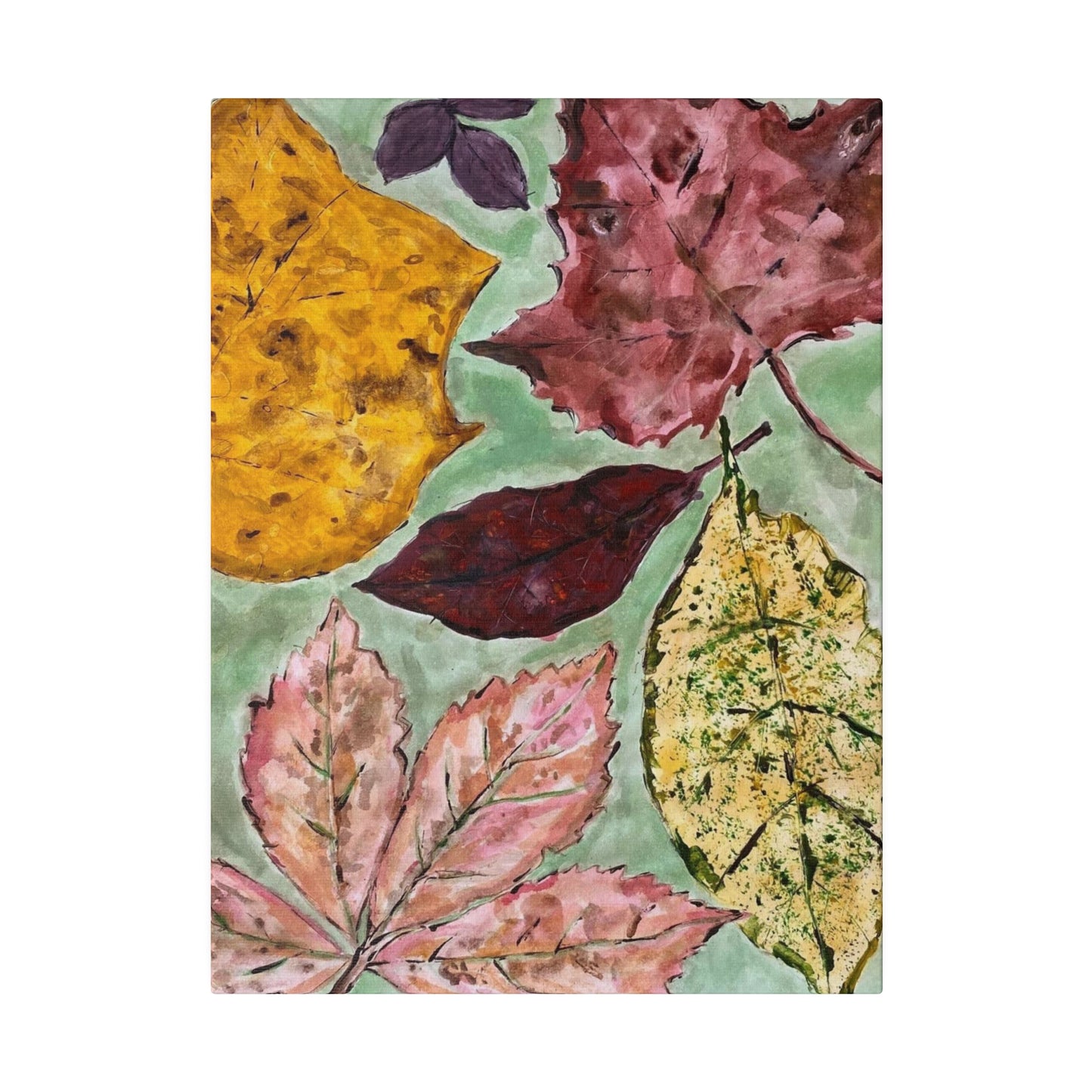 Fall Leaves, Matte Canvas, Stretched, 0.75"