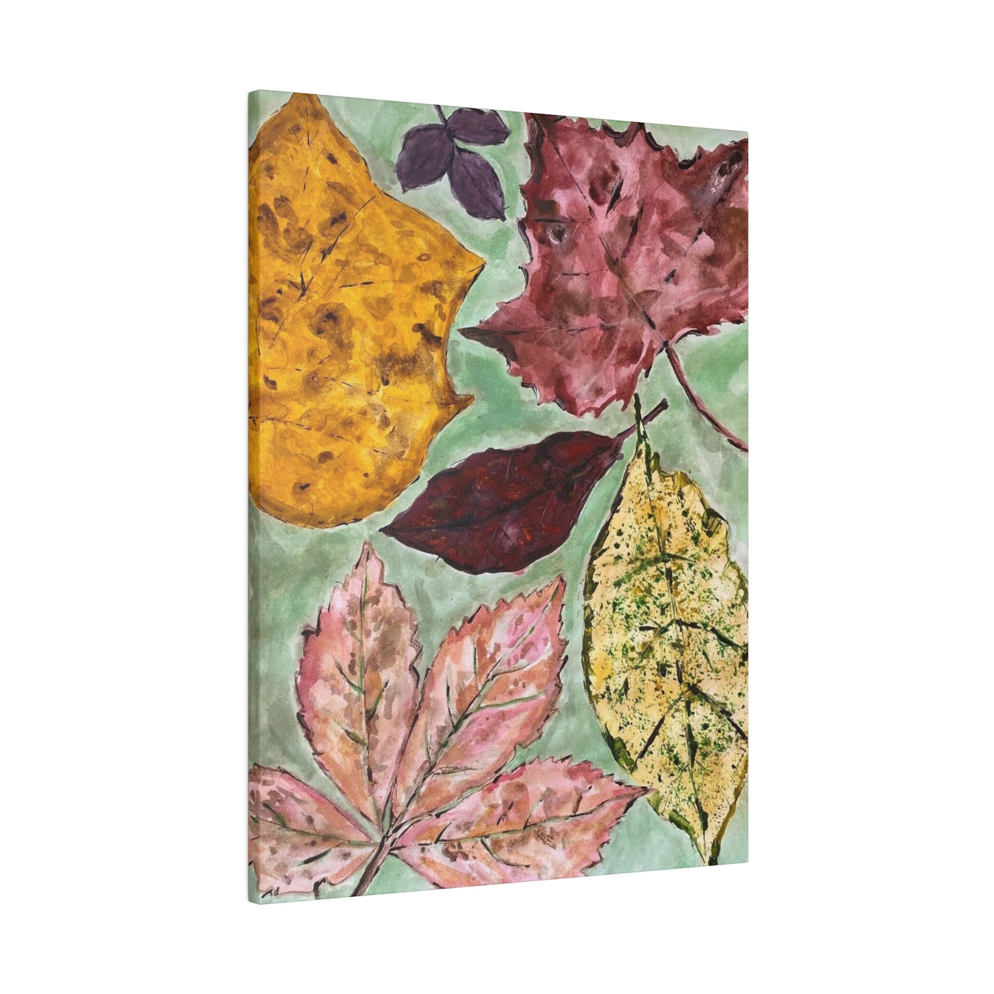 Fall Leaves, Matte Canvas, Stretched, 0.75"