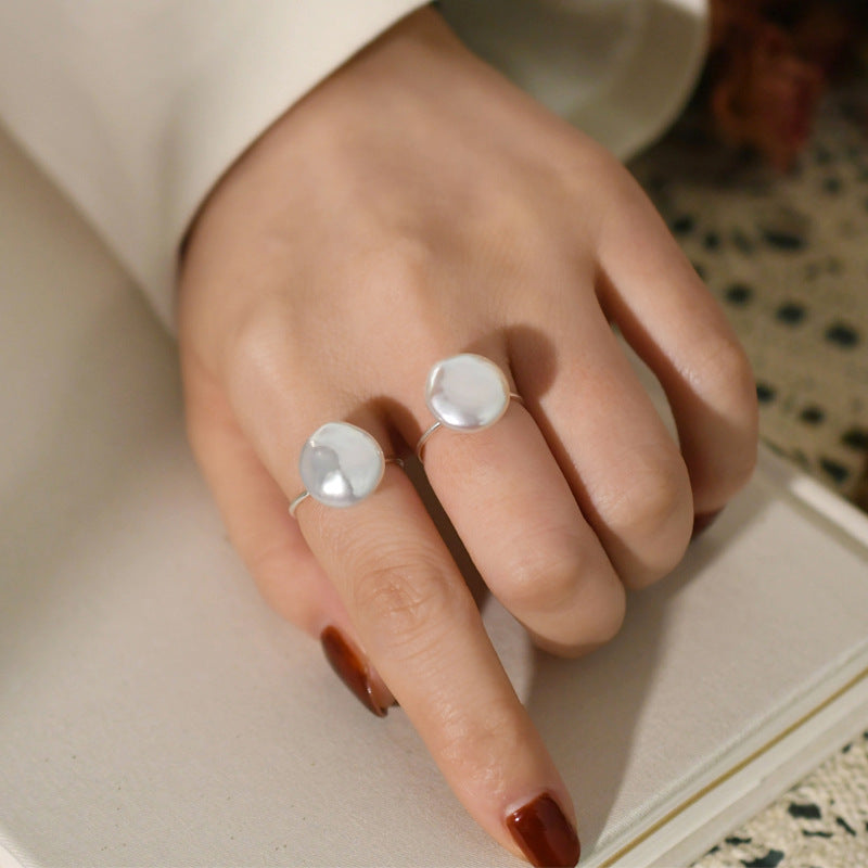 Round Pearl Ring