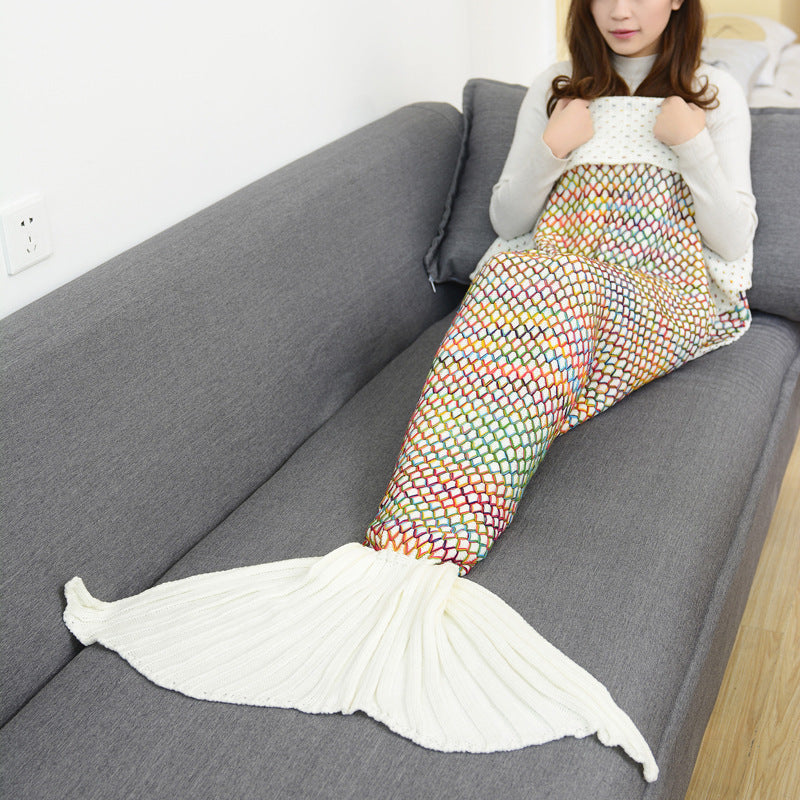 Magical Mermaid Tail Blanket