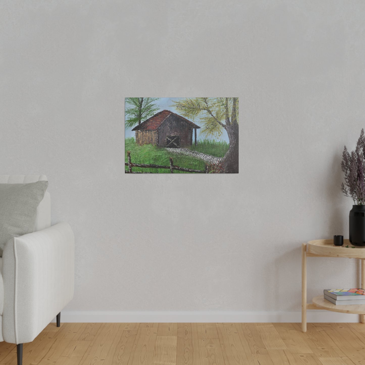 Ole Barn, Matte Canvas, Stretched, 0.75"