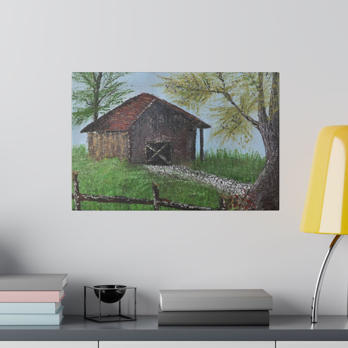 Ole Barn, Matte Canvas, Stretched, 0.75"