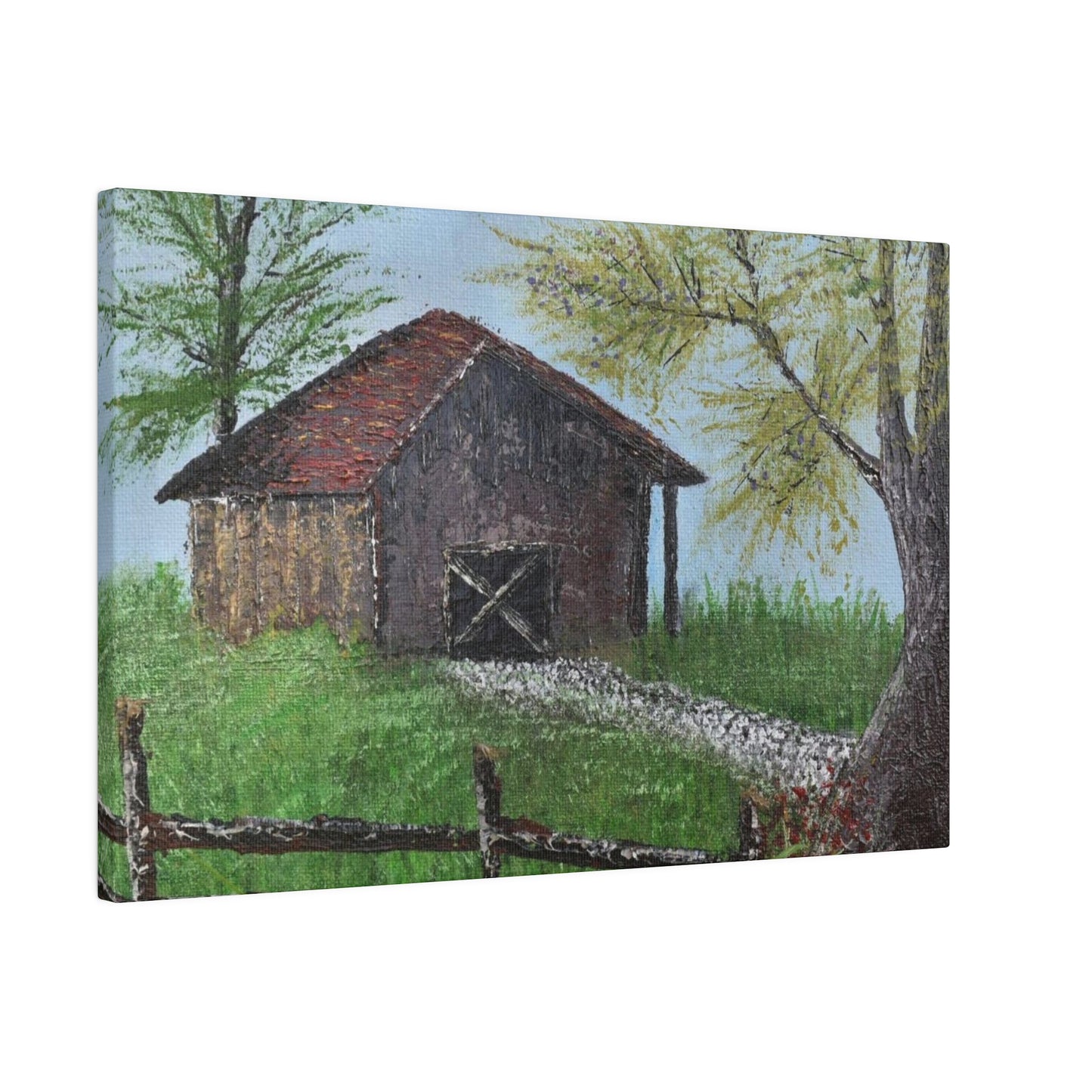 Ole Barn, Matte Canvas, Stretched, 0.75"