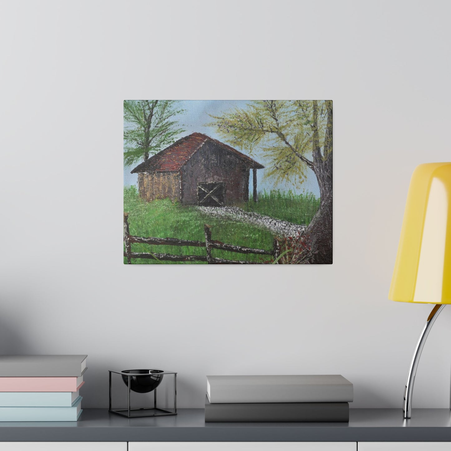 Ole Barn, Matte Canvas, Stretched, 0.75"