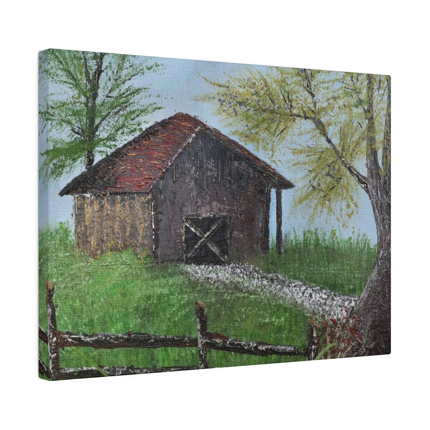 Ole Barn, Matte Canvas, Stretched, 0.75"