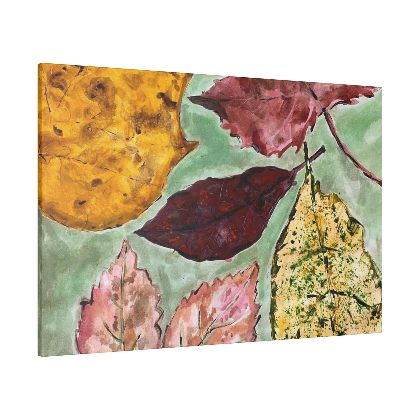 Fall Leaves, Matte Canvas, Stretched, 0.75"