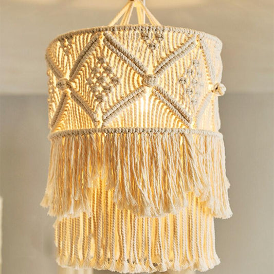 Boho Macrame Lampshade