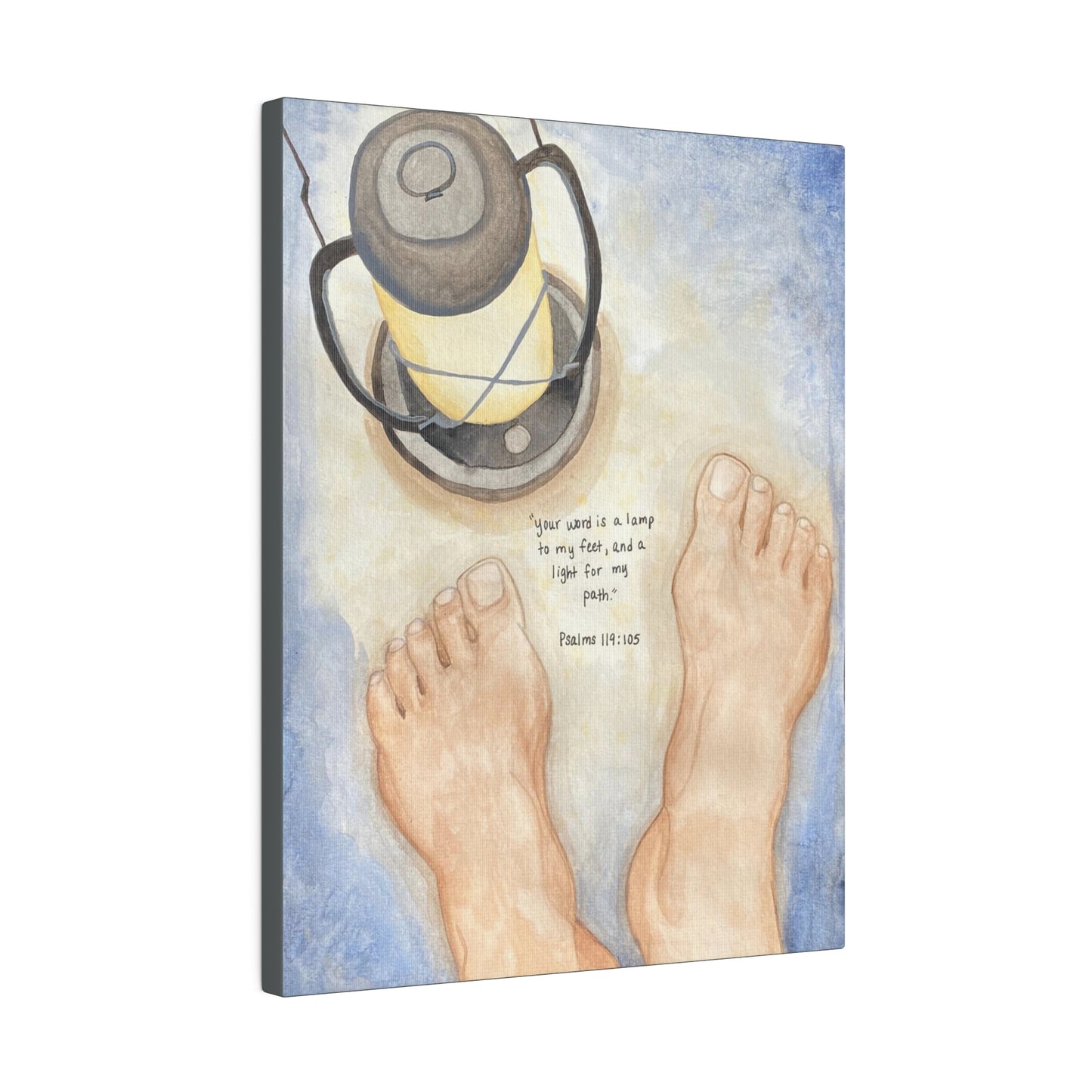 Lamp Unto My Feet, Matte Canvas, Stretched, 0.75"