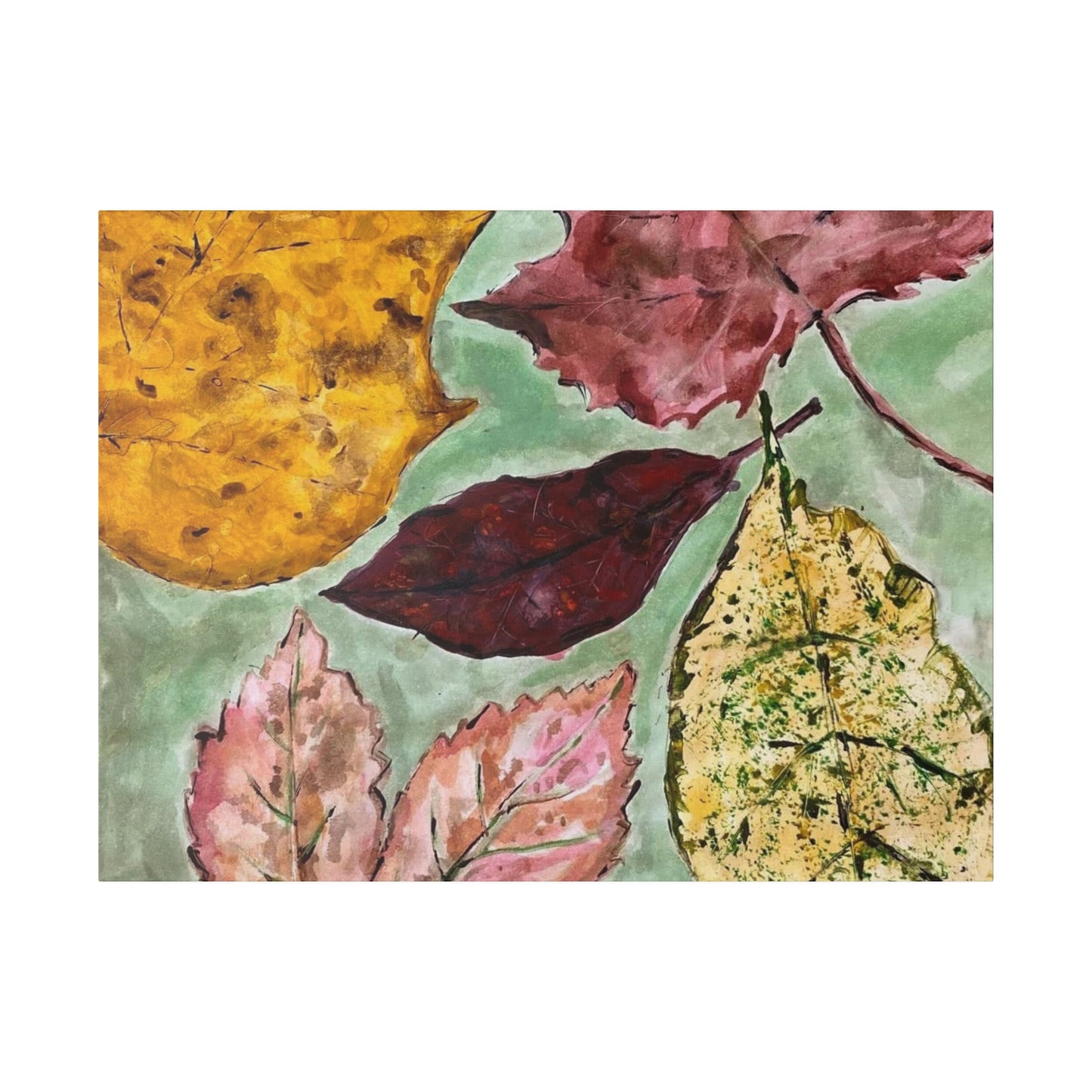 Fall Leaves, Matte Canvas, Stretched, 0.75"