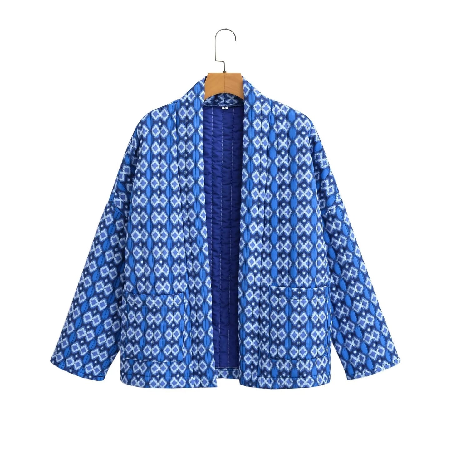 Diamond Pattern Quilt Coat