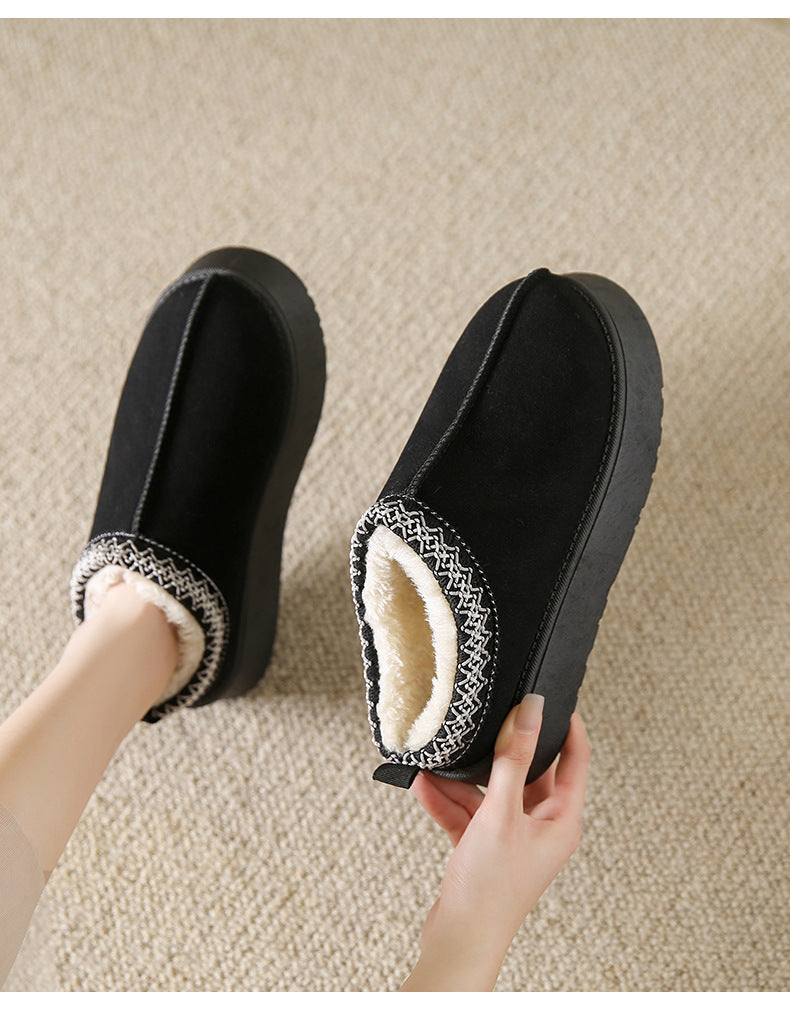 Fleece-lined Cozy Slippers