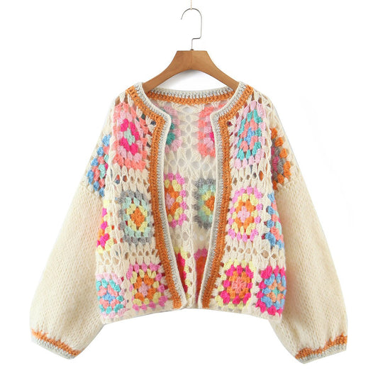 Chunky Knit Cardigan Sweater