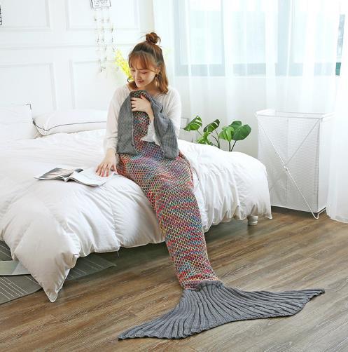 Magical Mermaid Tail Blanket