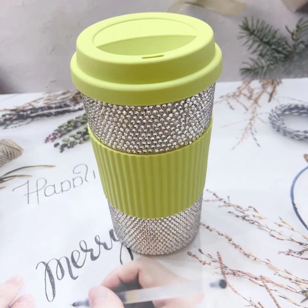 Bling Sparkle Travel Coffee Cup Mug with Lid