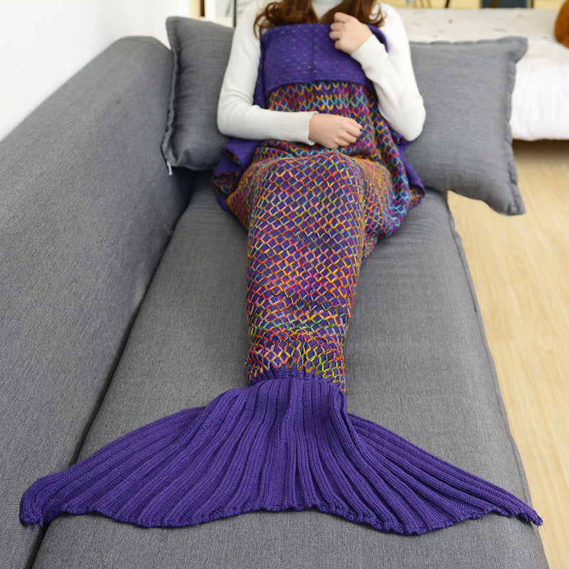 Magical Mermaid Tail Blanket