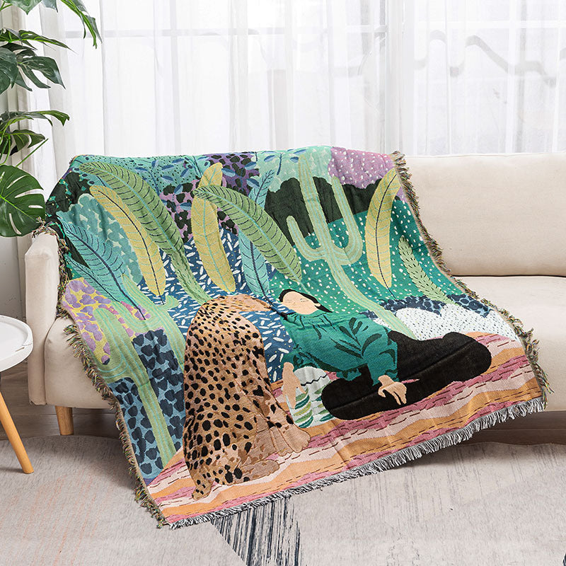 Wild Companion Jungle Blanket