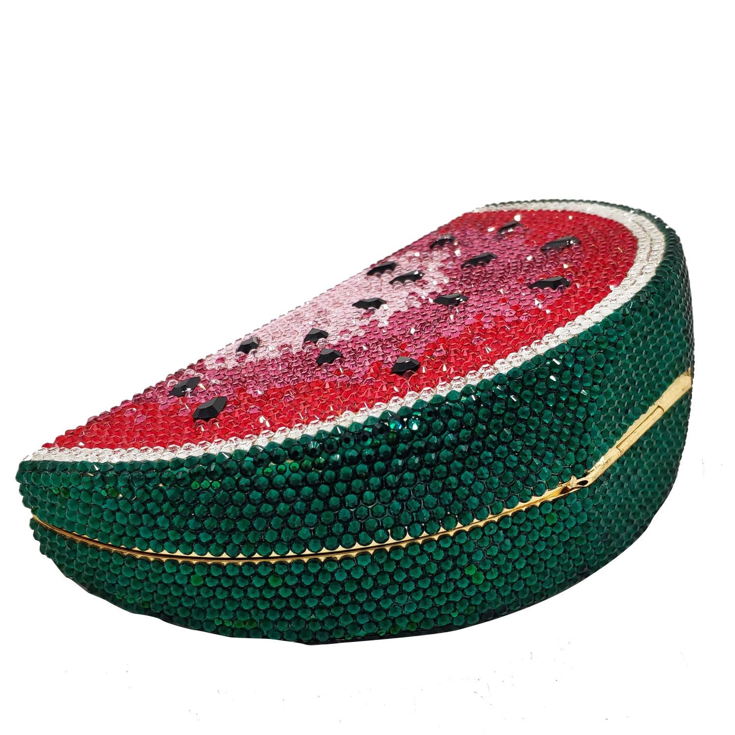 Rhinestone Watermelon Clutch Purse