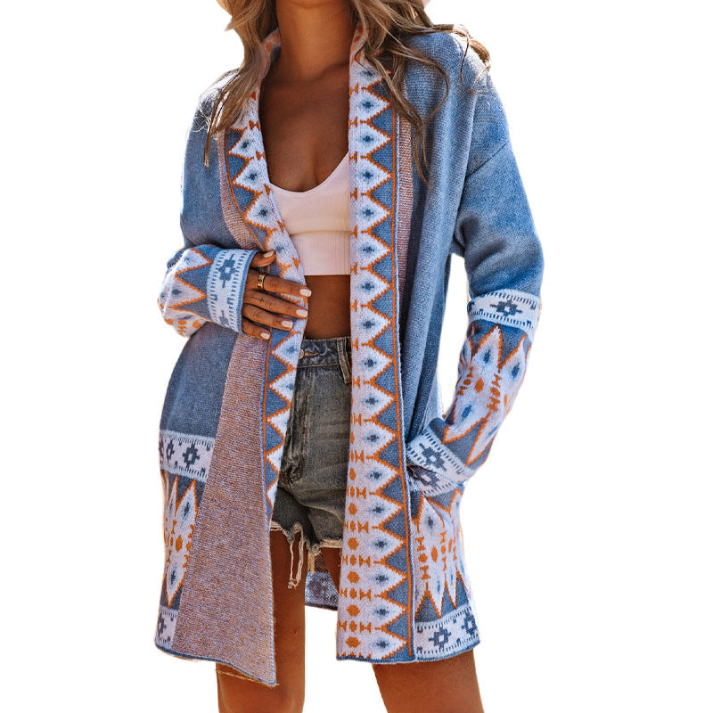 Aztec Knit Cardigan