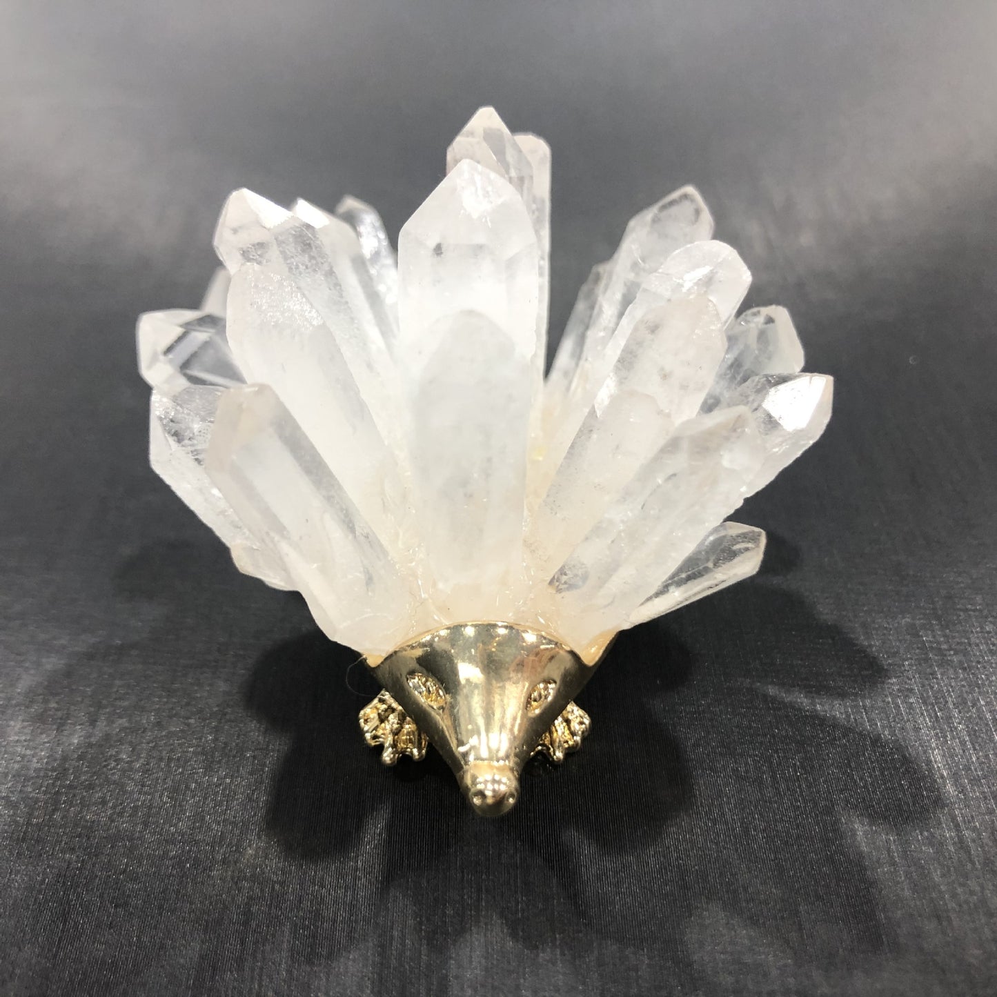 White Crystal Hedgehog Paperweight