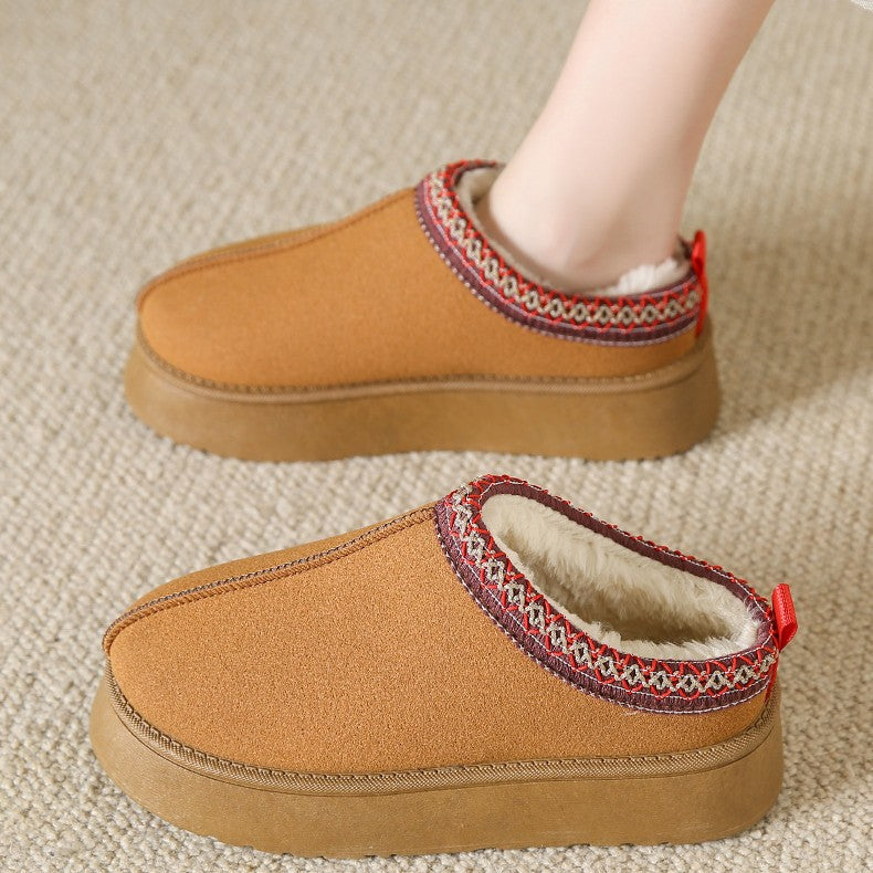 Fleece-lined Cozy Slippers