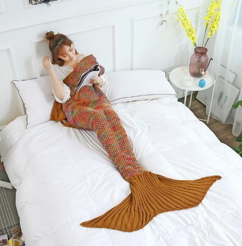 Magical Mermaid Tail Blanket