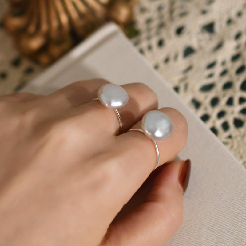 Round Pearl Ring