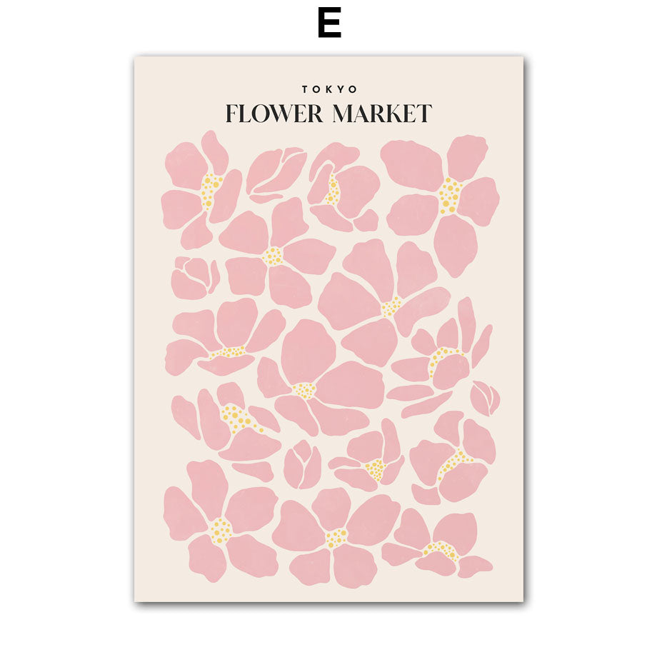 Flower Market on Canvas